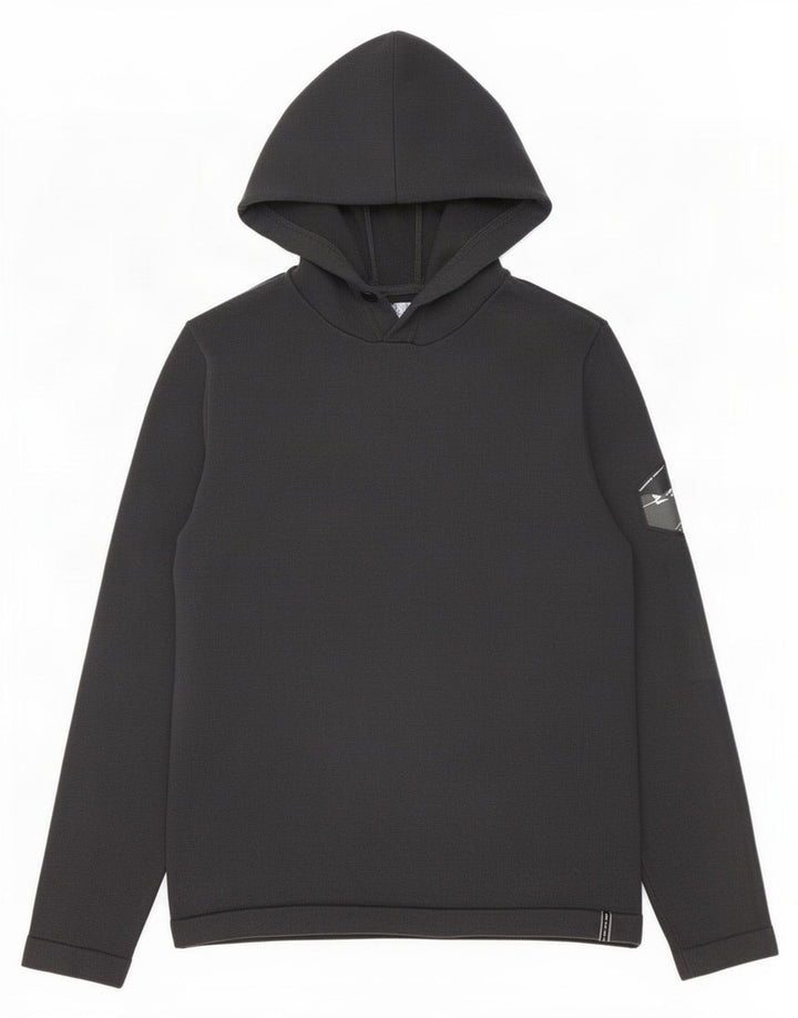 Maglione con cappuccio da uomo Jack & Jones piccolo in cotone grigio