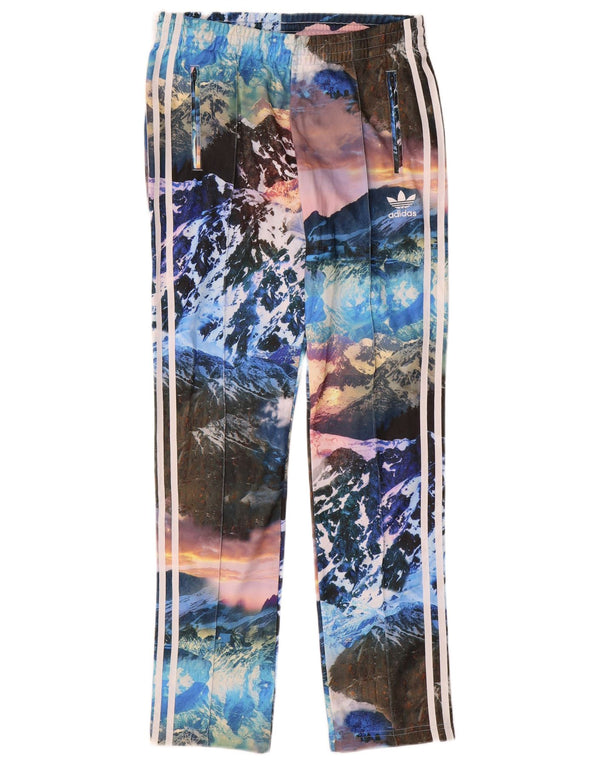 Pantaloni della tuta da donna Adidas UK 10 Small multicolore
