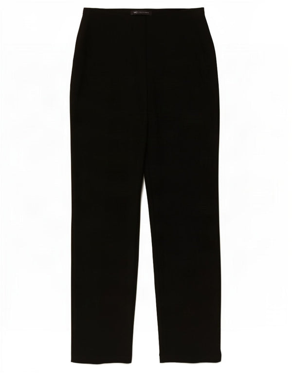 Pantaloni casual dritti da donna Marks & Spencer UK 6 XS W25 L27 Neri