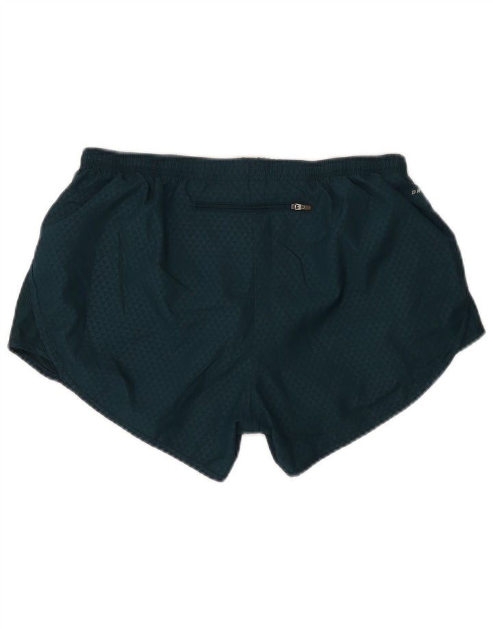 Pantaloncini sportivi Nike da donna UK 14 poliestere maculato verde medio