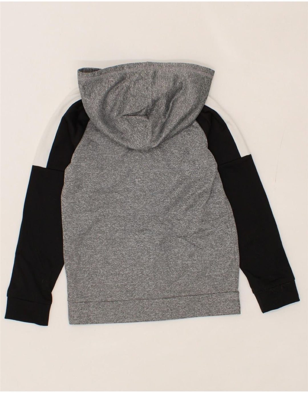 PUMA Boys Zip Hoodie Sweater 7-8 Years  Grey Colourblock Polyester Vintage Puma and Second-Hand Puma from Messina Hembry 