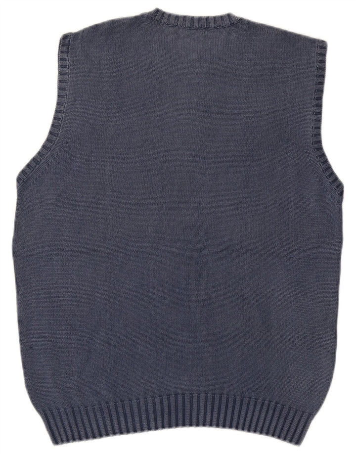 Canotta da uomo Kappa XL in cotone blu
