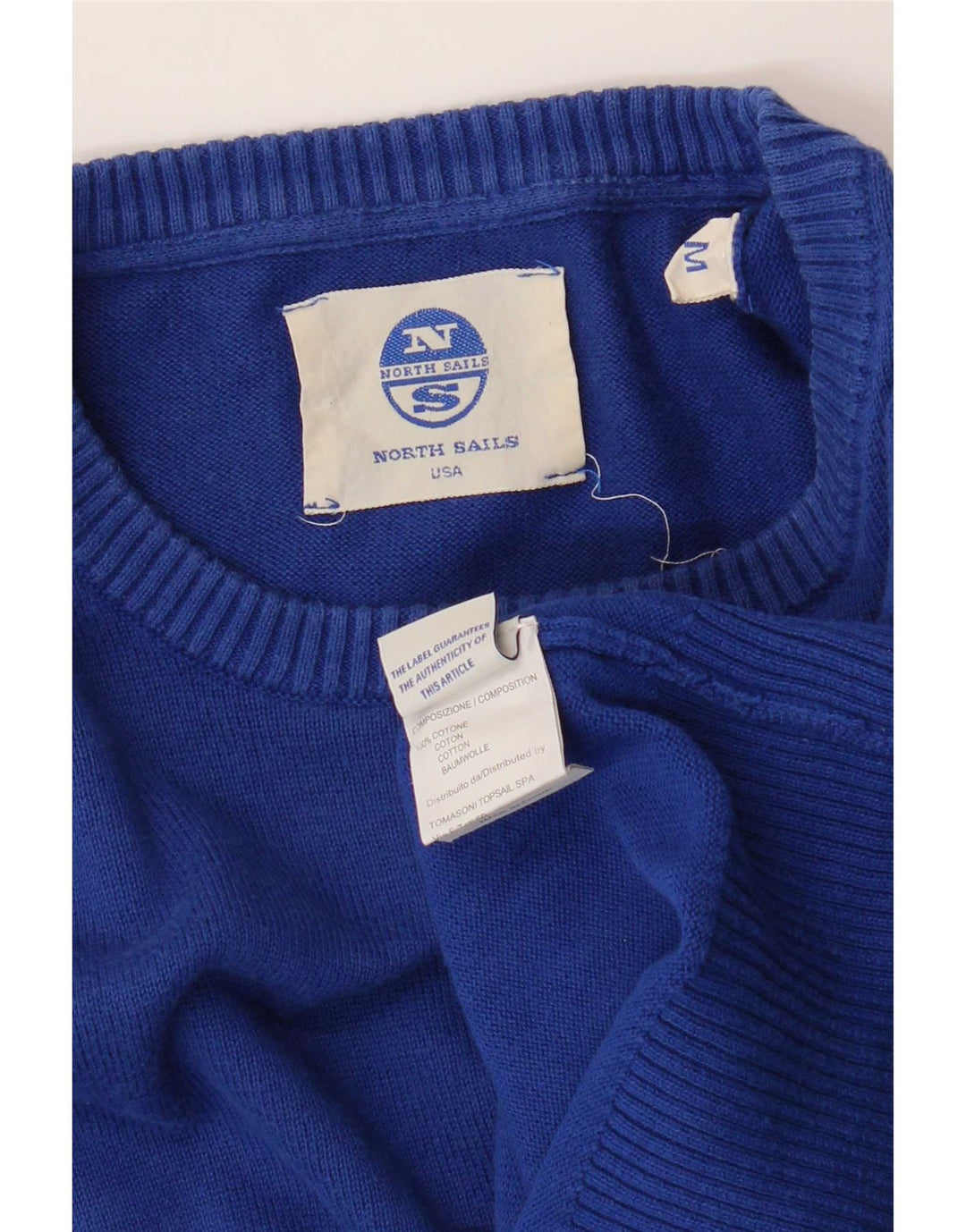North Sails Uomo Cotone Blu Medio