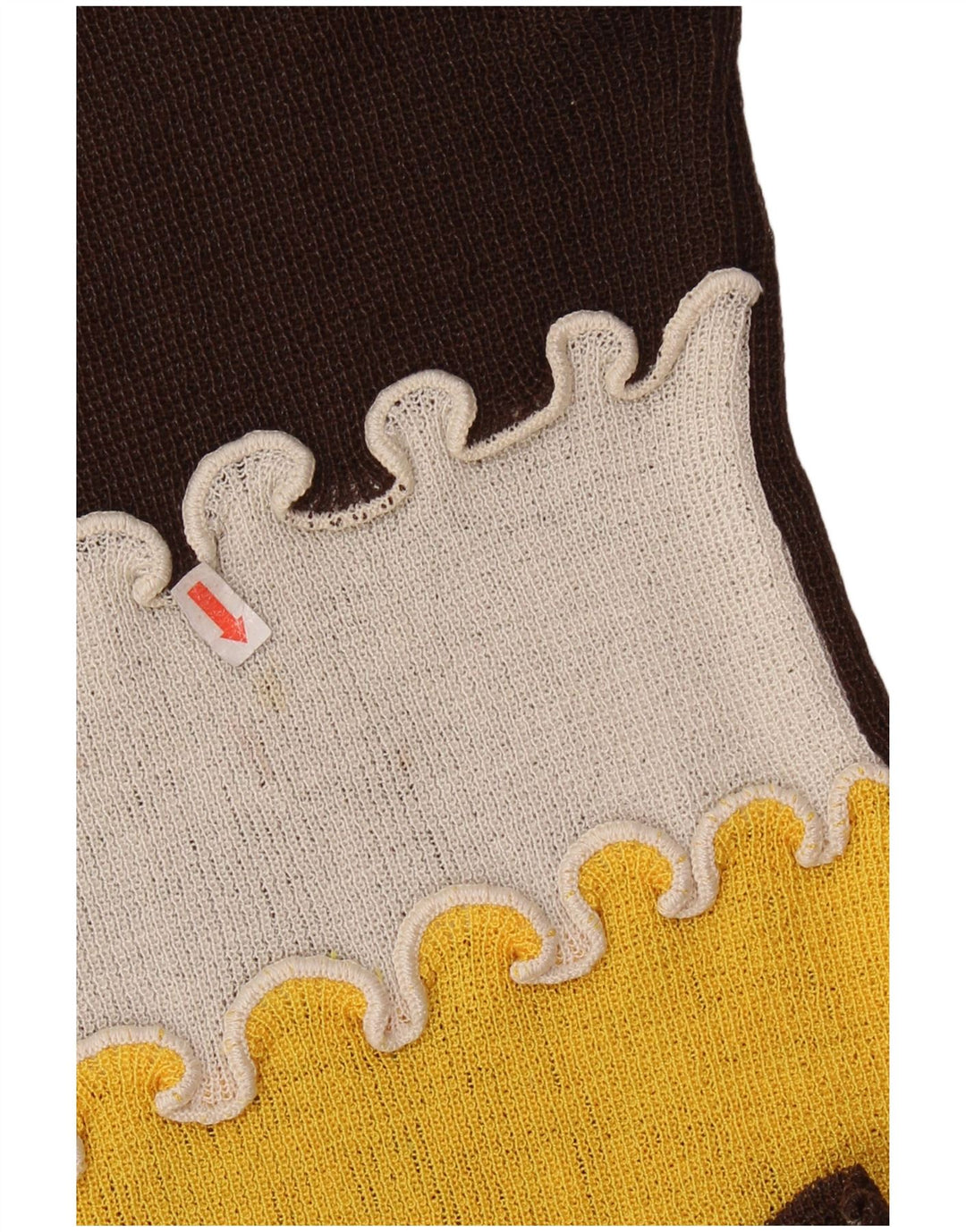 Canotta vintage da donna, canotta UK 8, piccola, colore marrone