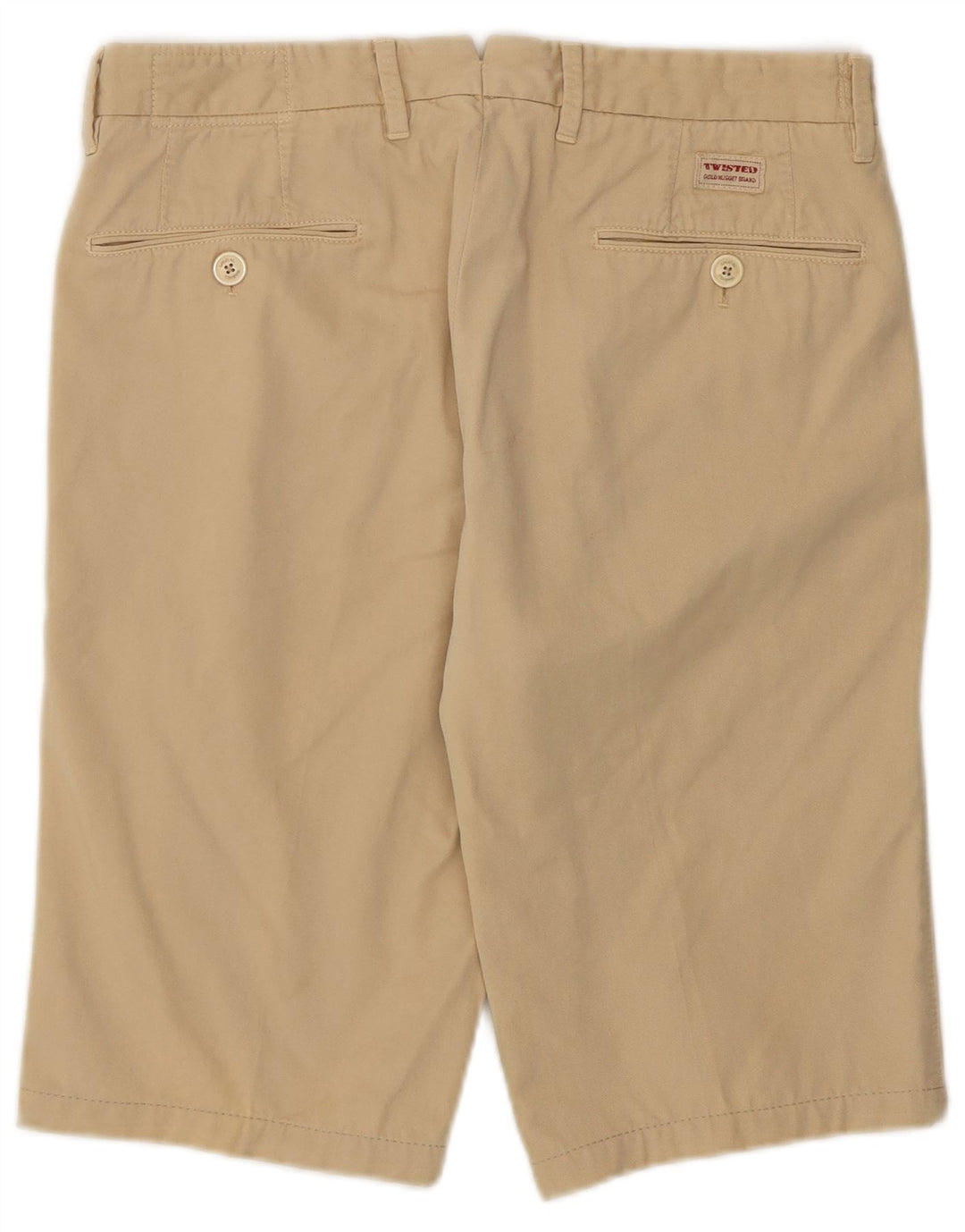 Pantaloncini chino da uomo TWISTED TAILOR IT 46 Small W30 Cotone beige