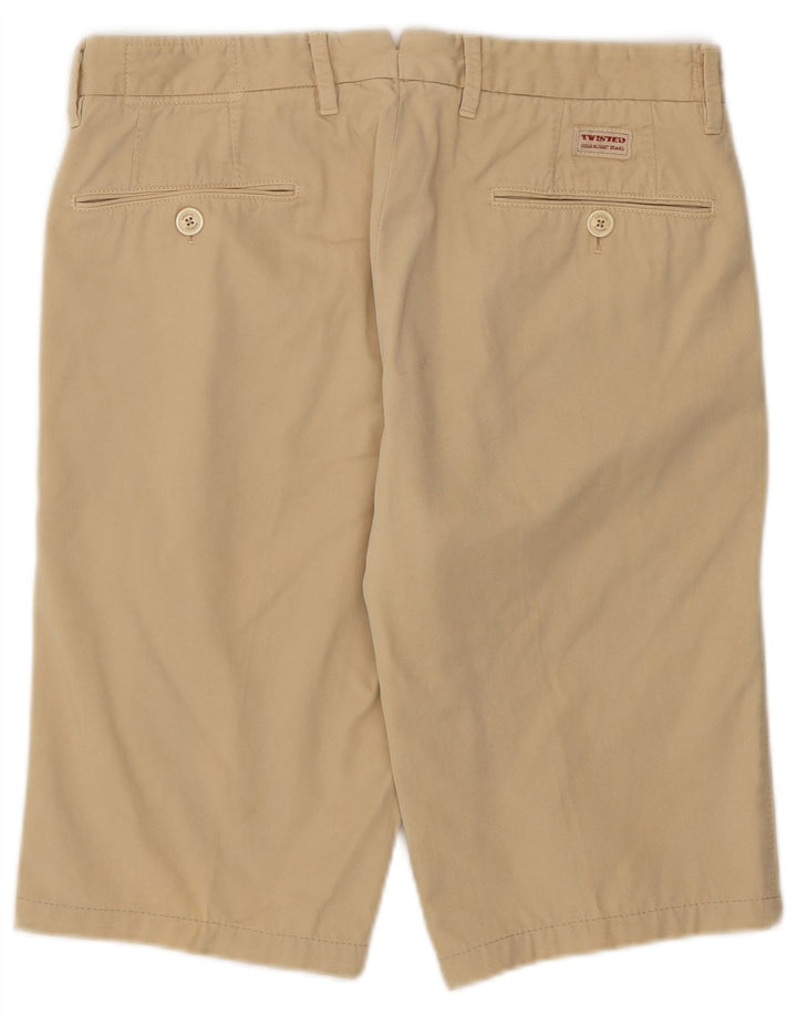 Pantaloncini chino da uomo TWISTED TAILOR IT 46 Small W30 Cotone beige