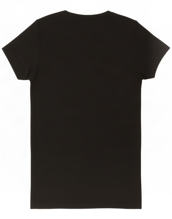 T-shirt ampia Nike Dri Fit da donna, taglia UK 6 XS, cotone nero