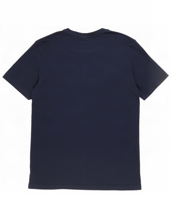 T-shirt grafica da uomo Champion Top XL in cotone blu navy