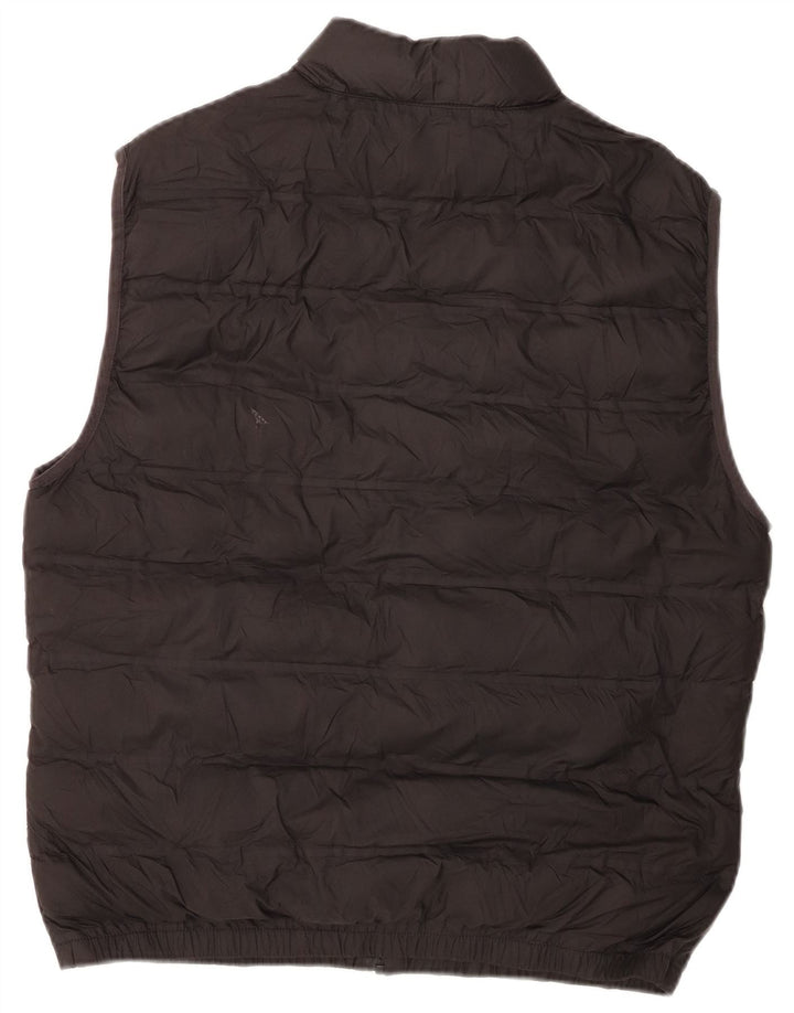 Gilet imbottito da donna Zara UK 16 grande poliestere nero