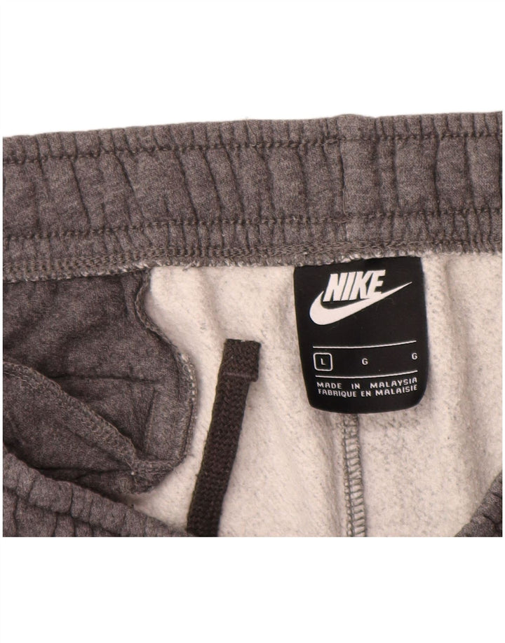 Pantaloni da tuta da uomo Nike Joggers grandi in cotone grigio