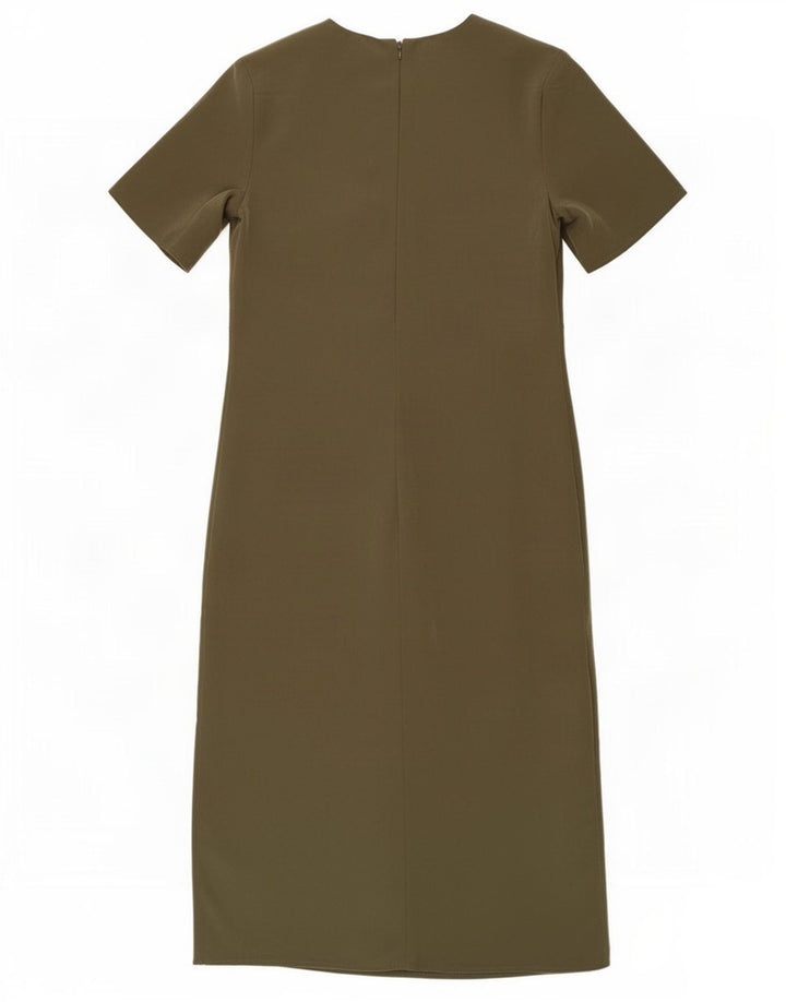 Abito lungo da donna Topshop UK 8 piccolo poliestere verde