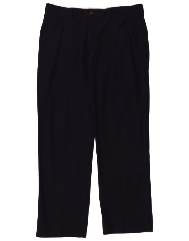 Pantaloni chino vestibilità regolare da donna Dockers W36 L32 cotone blu navy
