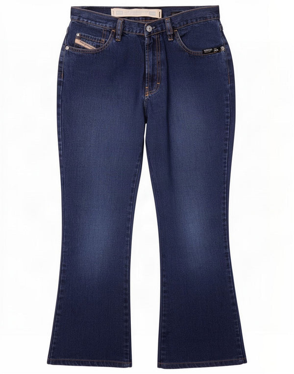 Diesel Jeans Bootcut da donna W31 L28 Blu Cotone
