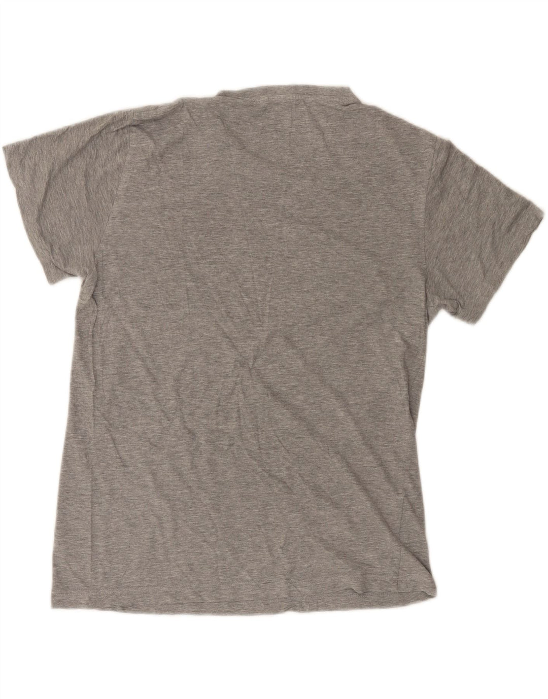 T-shirt grafica da uomo Penguin Top grande in cotone grigio