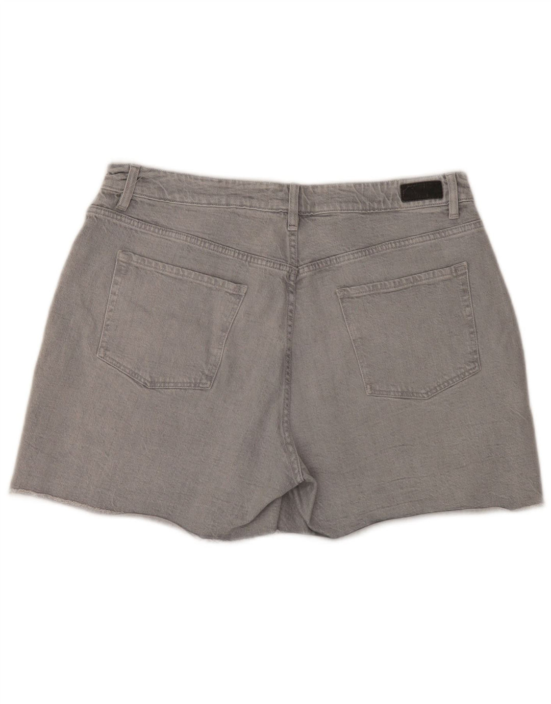 Pantaloncini di jeans da donna Fat Face UK 16 Large W36 Cotone grigio