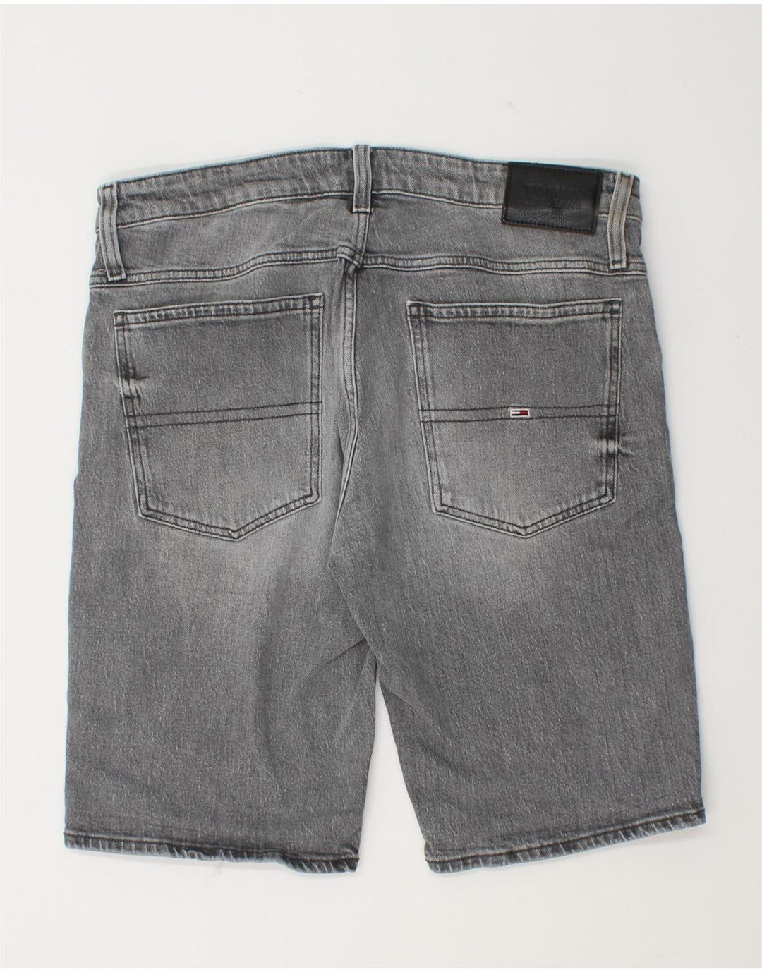 Pantaloncini di jeans da uomo Tommy Hilfiger W36 grande cotone grigio