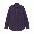 Camicia da uomo Nautica piccola in cotone a quadri blu navy