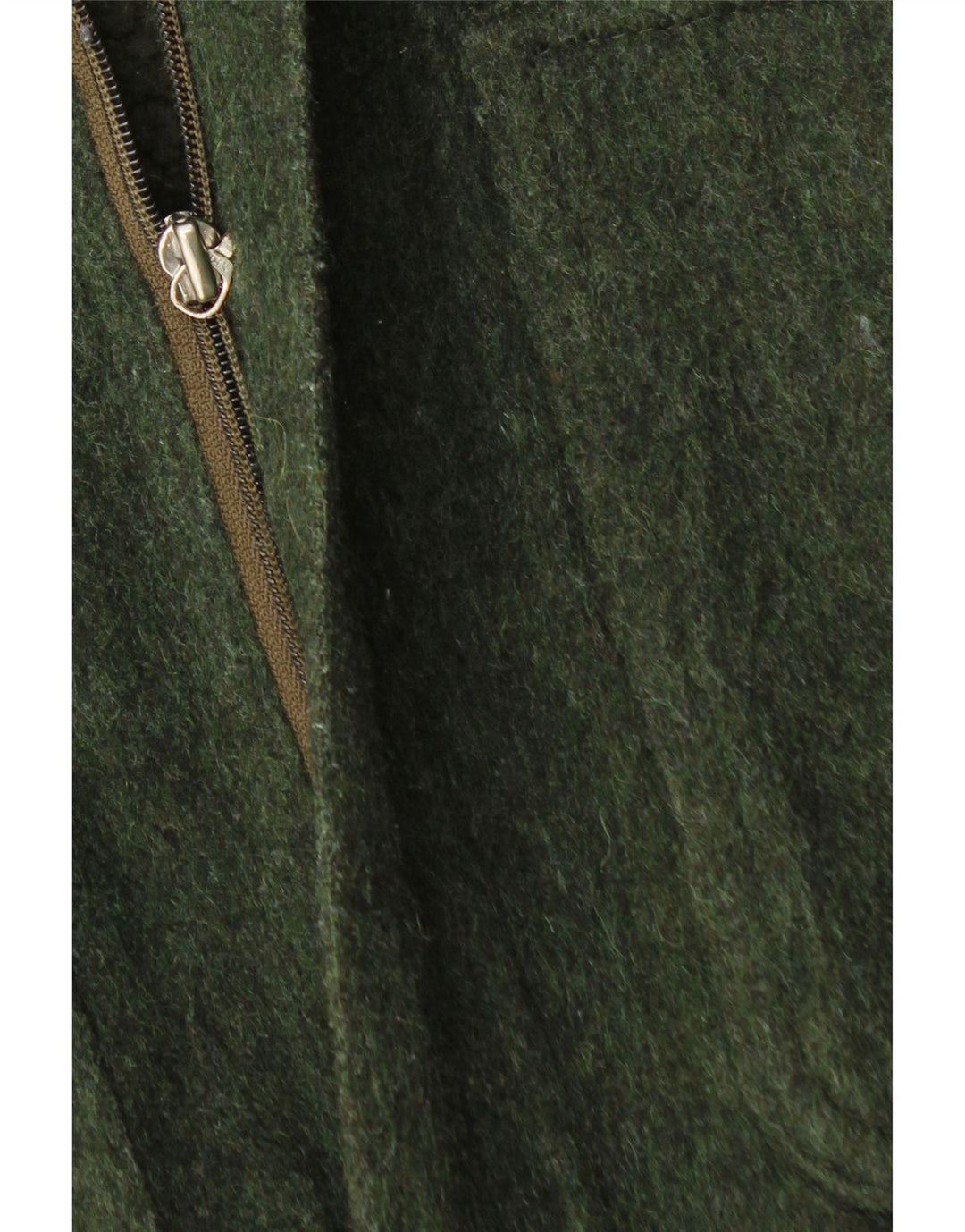 Cappotto giacca a vento con cappuccio da uomo Dolomiten UK 40 Large Green Wool