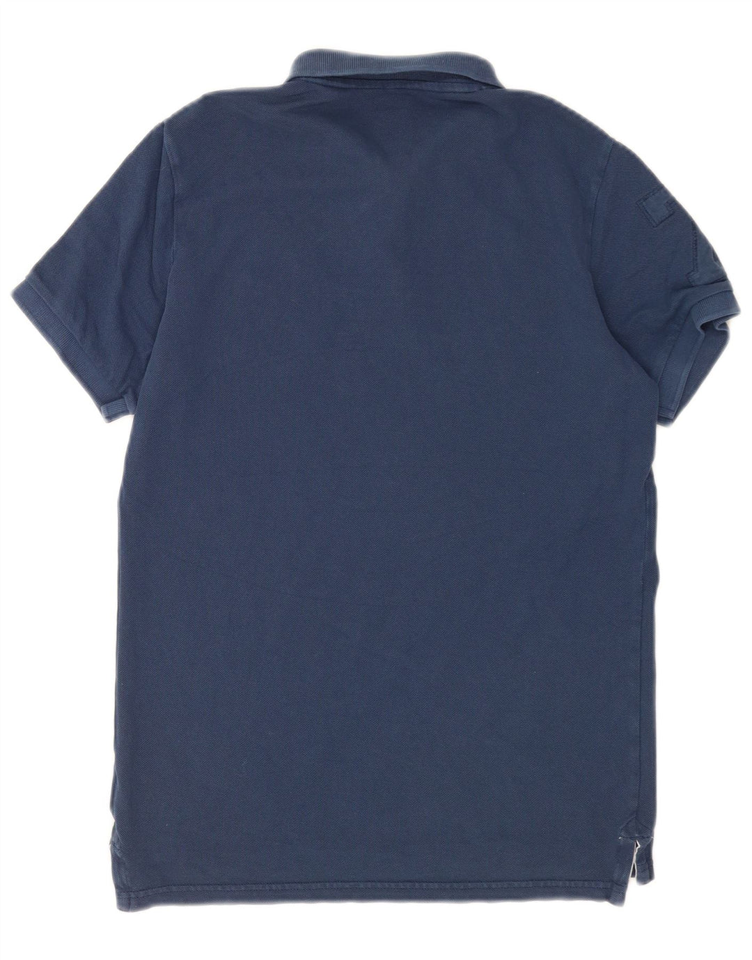 Polo da uomo Superdry in cotone blu navy medio