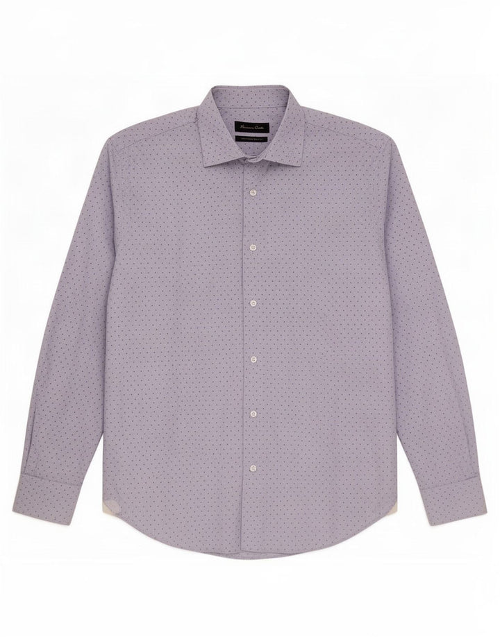 Camicia Uomo Massimo Dutti Blu Medio Maculato