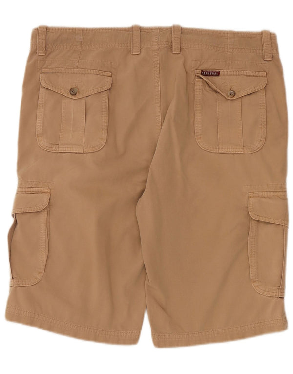 Pantaloncini cargo da uomo Carrera W38 XL in cotone beige
