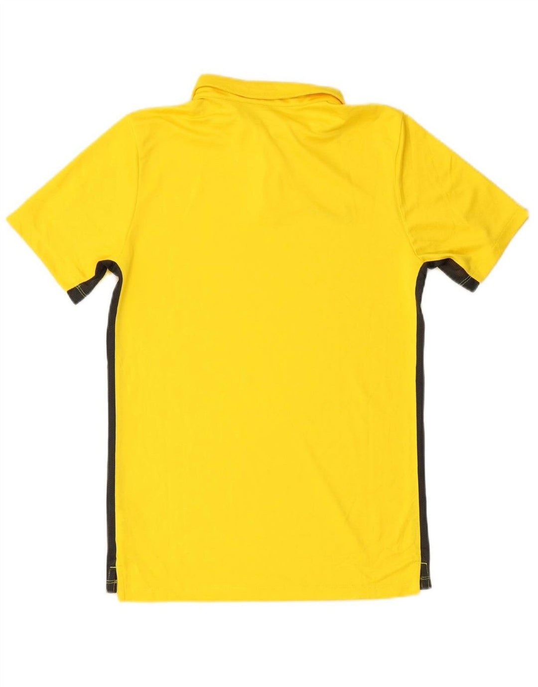 NIKE Mens Dri Fit Polo Shirt Small Yellow Colourblock Polyester