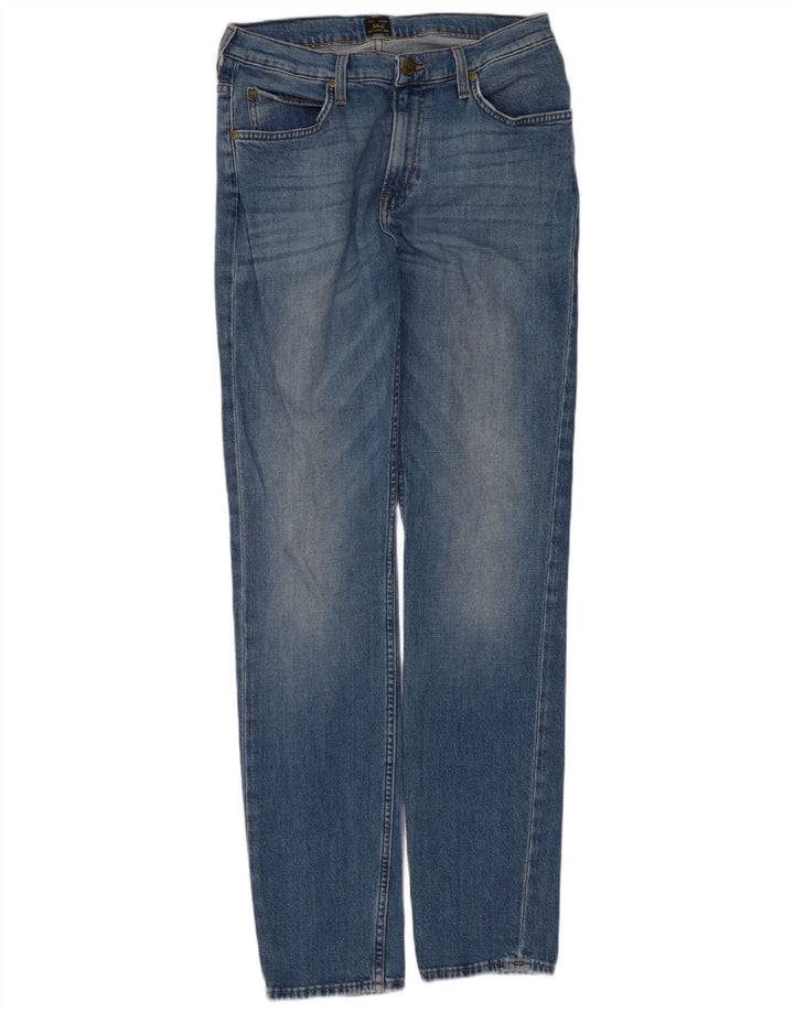 Jeans dritti da uomo Lee Rider W31 L34 cotone blu