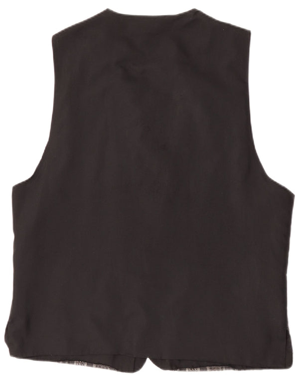 Gilet da uomo Avanti in cotone a righe nere medie