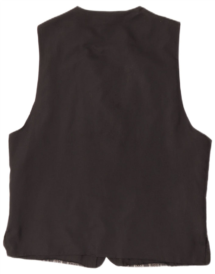 Gilet da uomo Avanti in cotone a righe nere medie