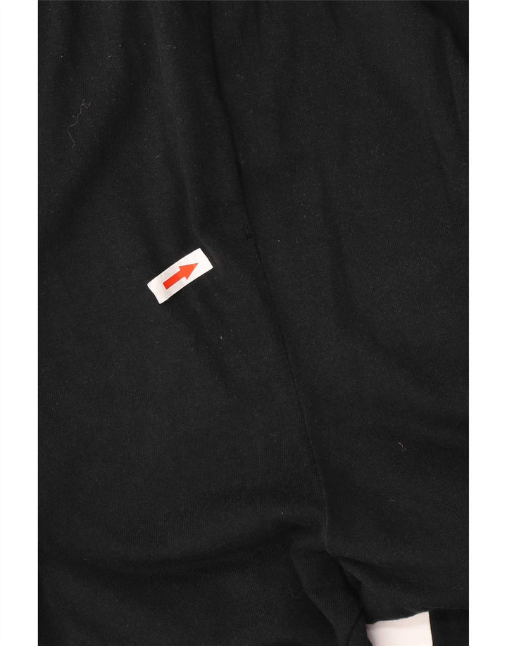 Pantaloni da tuta da uomo Champion piccoli in cotone nero