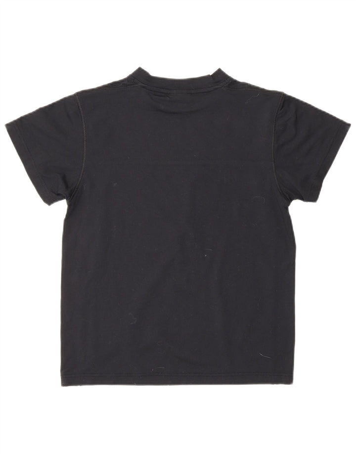 DIADORA T-shirt corta da donna Top UK 10 Small Nero Poliammide