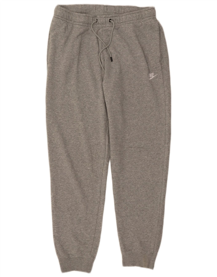 NIKE Mens Tracksuit Trousers Joggers Medium  Grey Cotton