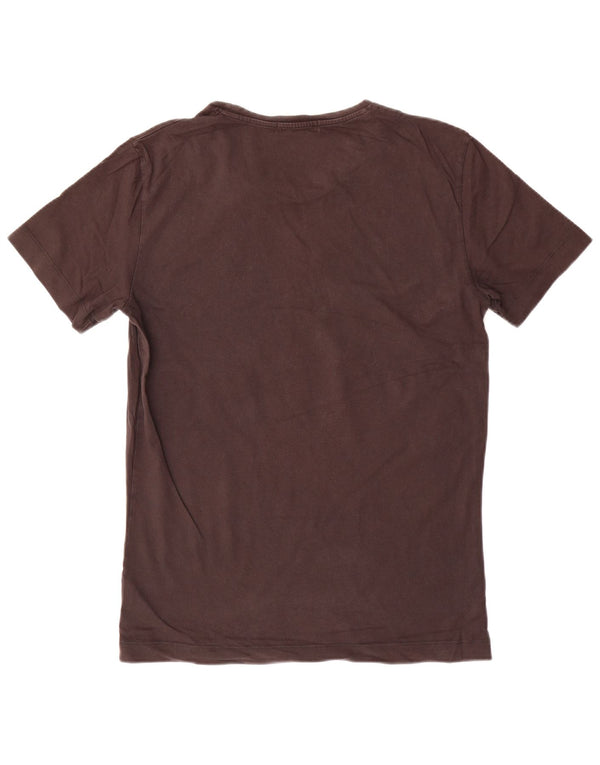 CALVIN KLEIN JEANS T-shirt grafica da uomo Top in cotone grigio medio