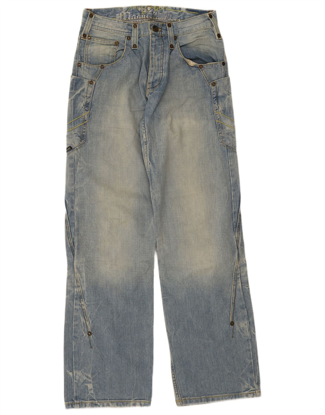 Jeans larghi cargo da uomo Mogul W28 L33 cotone blu