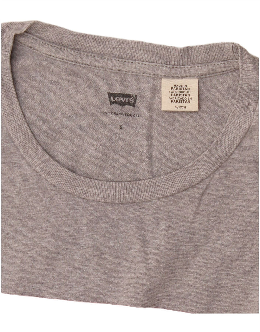 T-shirt grafica da uomo Levi's Top piccola grigia chiazzata