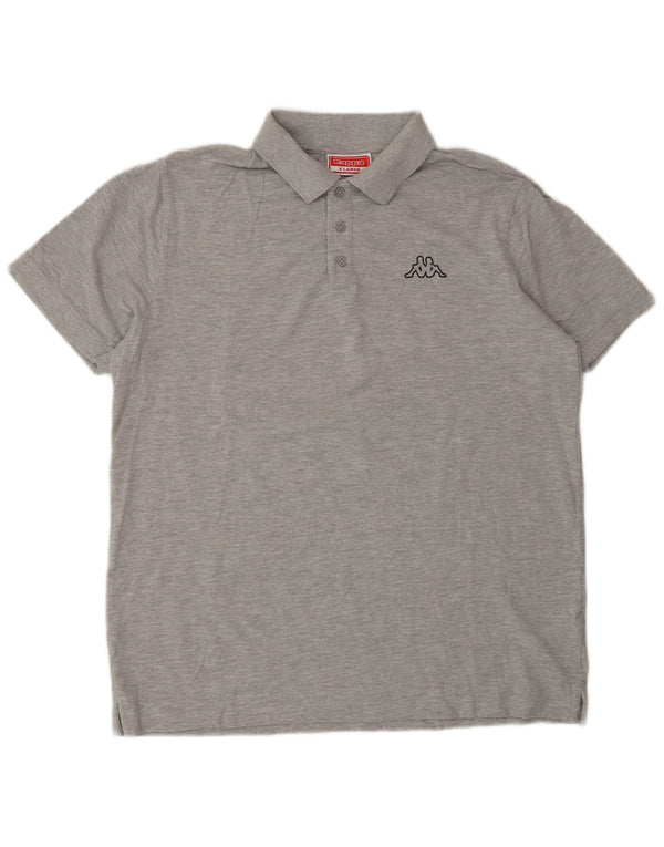 Polo Kappa Uomo XL Cotone Grigio