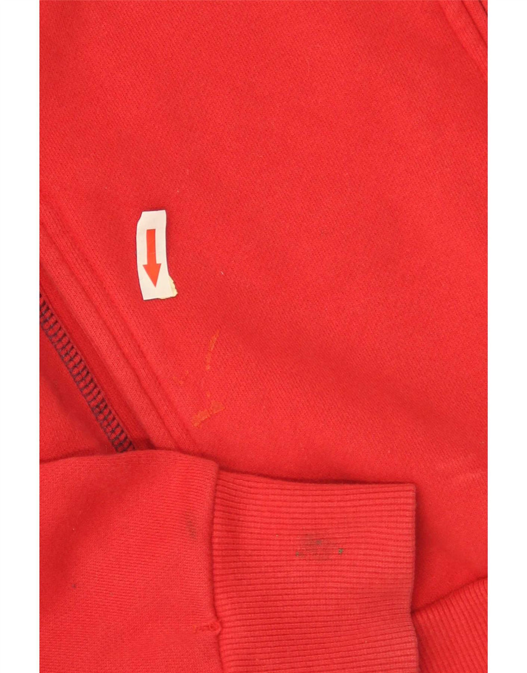 Giacca da ginnastica da donna Sergio Tacchini UK 14 cotone rosso medio