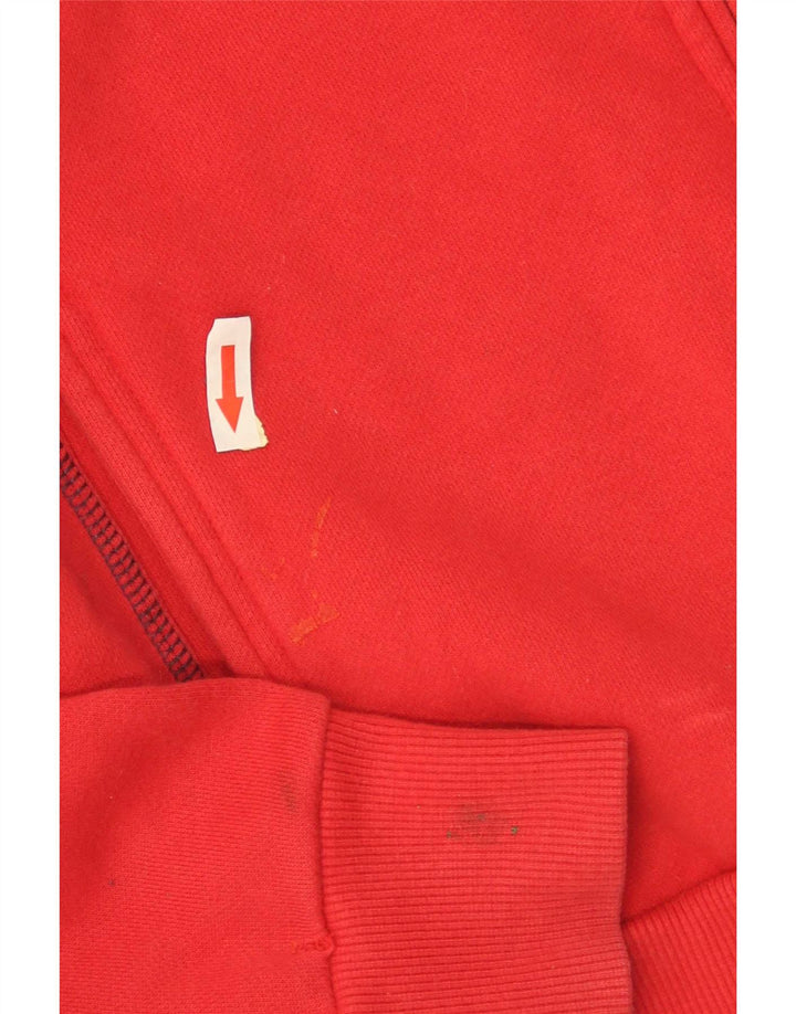 Giacca da ginnastica da donna Sergio Tacchini UK 14 cotone rosso medio