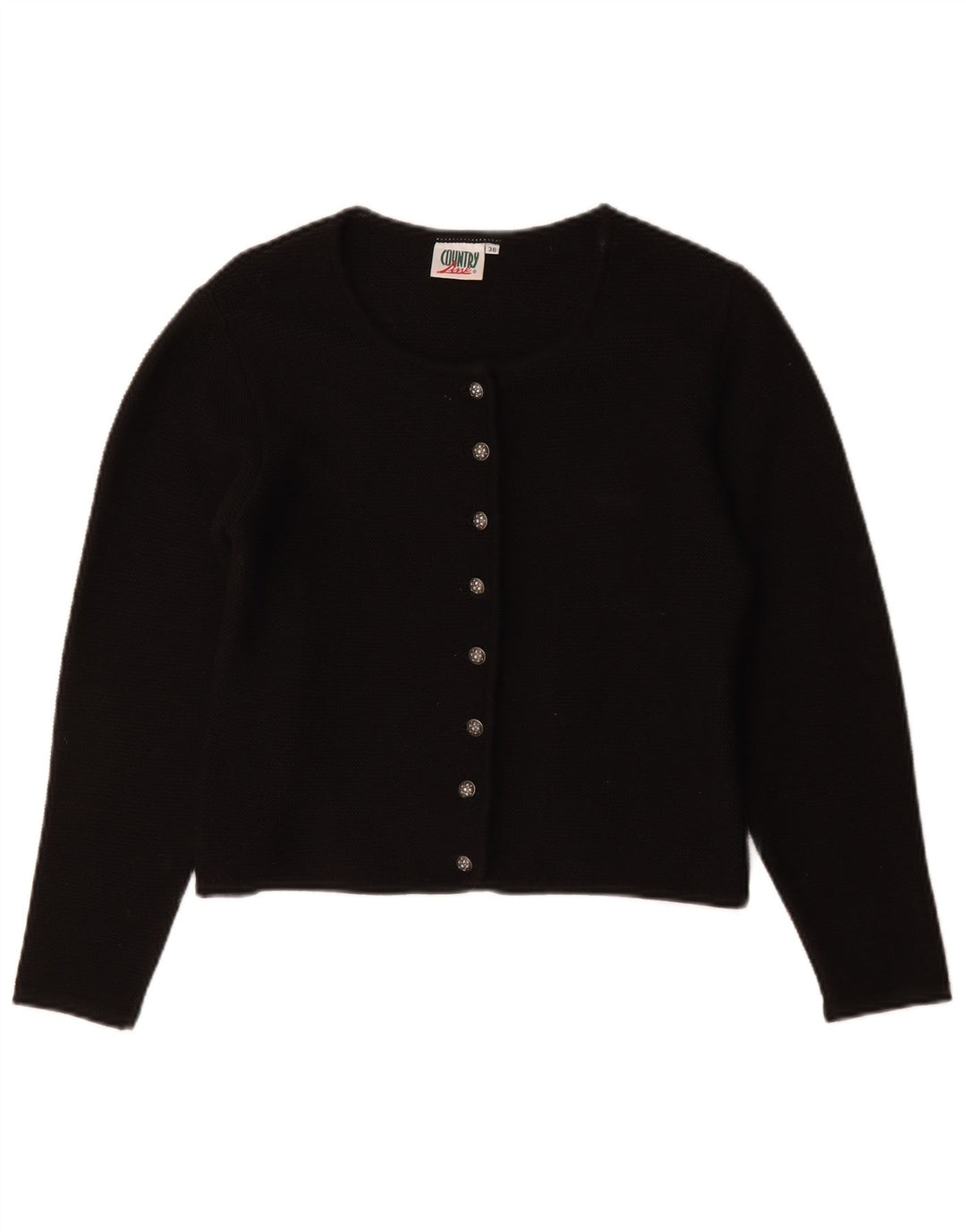Maglione cardigan da donna Country Line EU 36 piccolo nero poliacrilico
