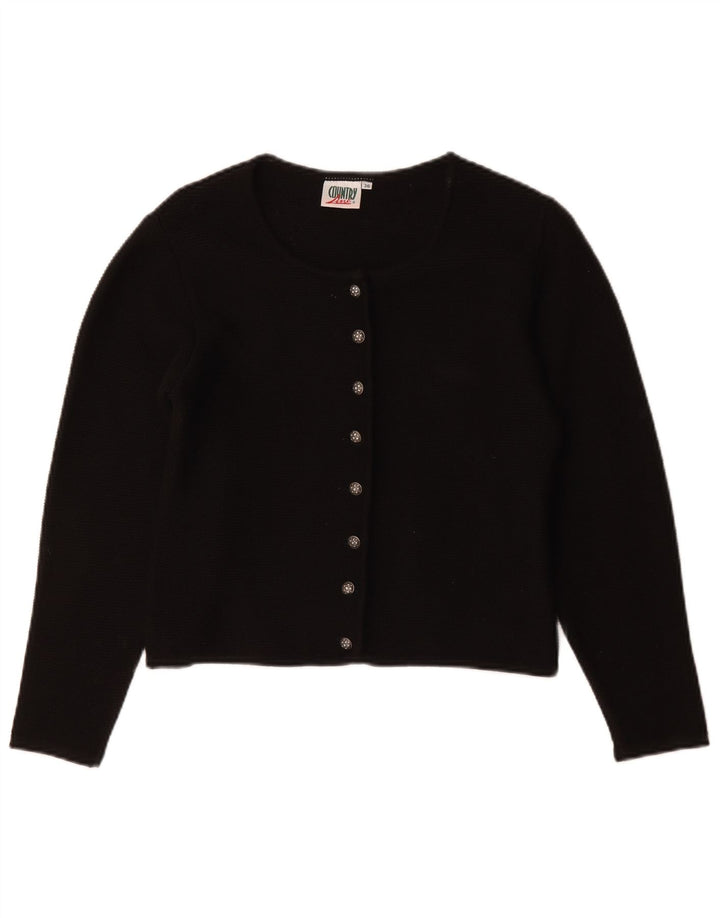 Maglione cardigan da donna Country Line EU 36 piccolo nero poliacrilico