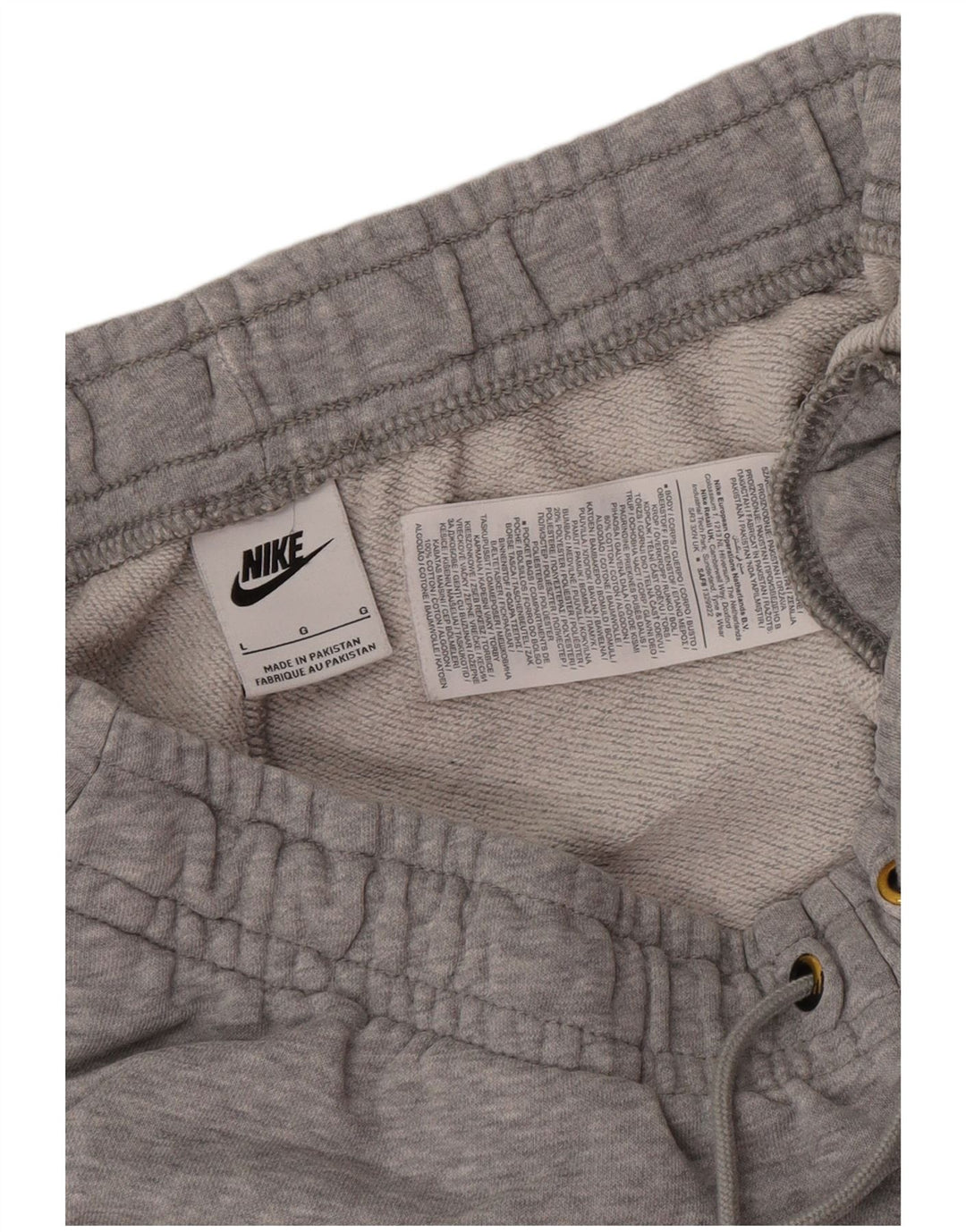 Pantaloni da tuta da uomo Nike Joggers grandi in cotone grigio