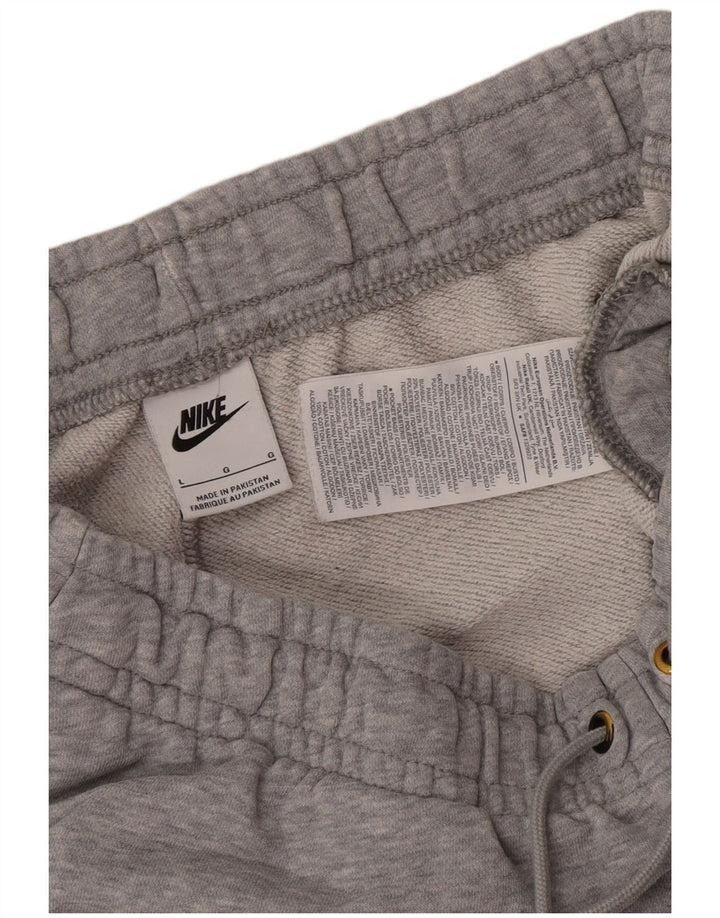 Pantaloni da tuta da uomo Nike Joggers grandi in cotone grigio