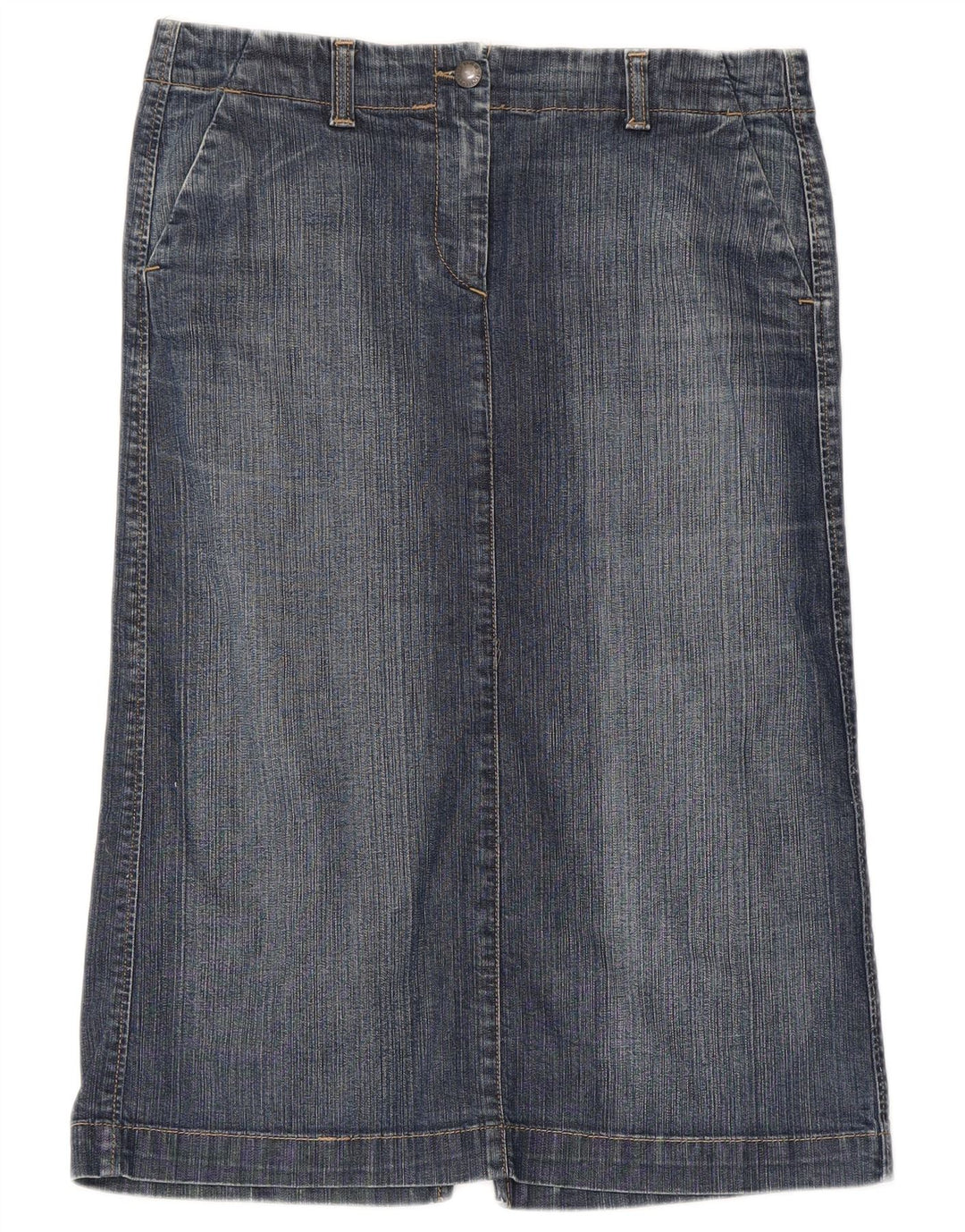 Gonna di jeans a vita alta da donna GAS piccola W32 blu