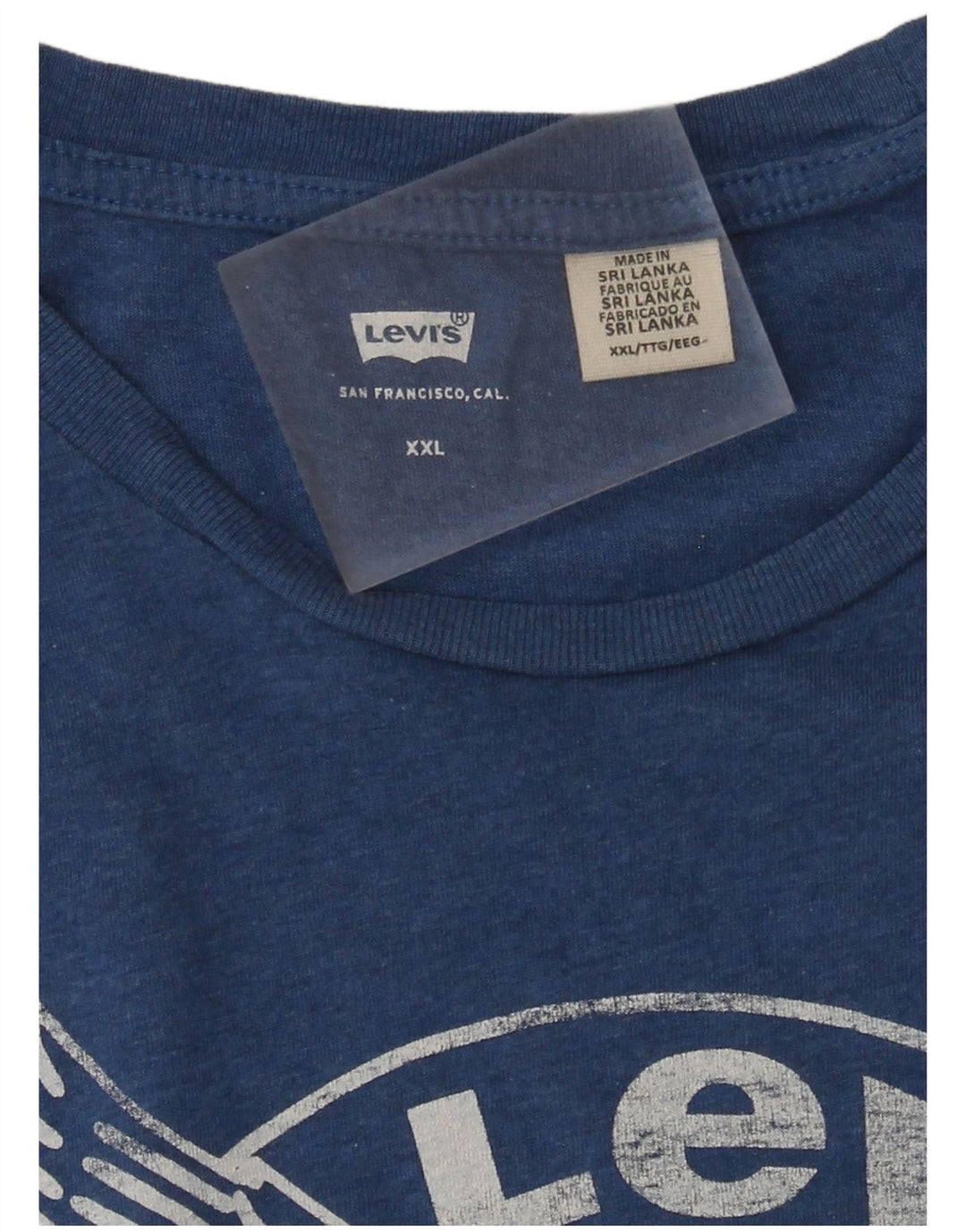 T-shirt grafica da uomo Levi's Top 2XL Blu