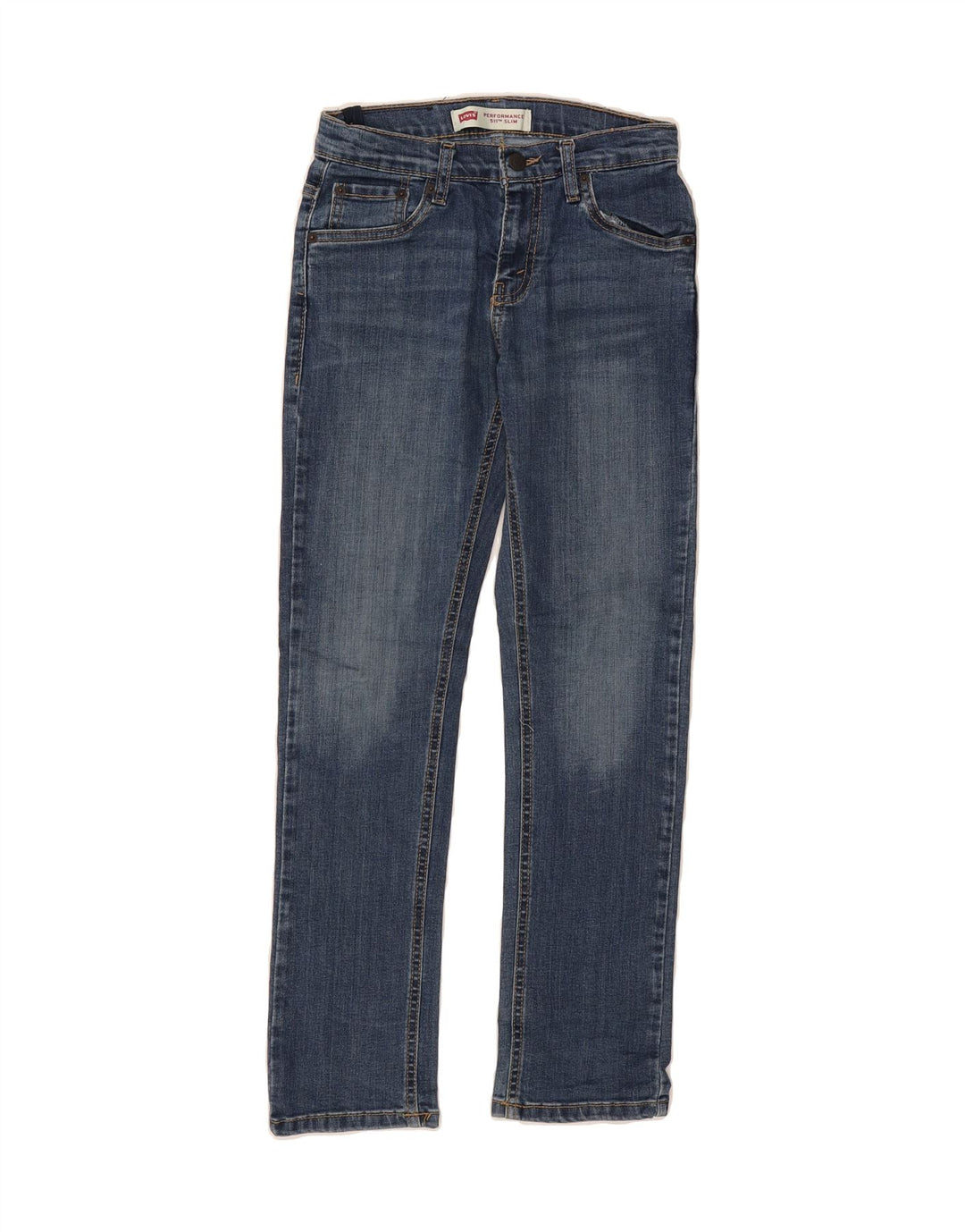 LEVI'S Boys 511 Slim Jeans 11-12 Years W26 L26 Blue Cotton Vintage Levi's and Second-Hand Levi's from Messina Hembry 