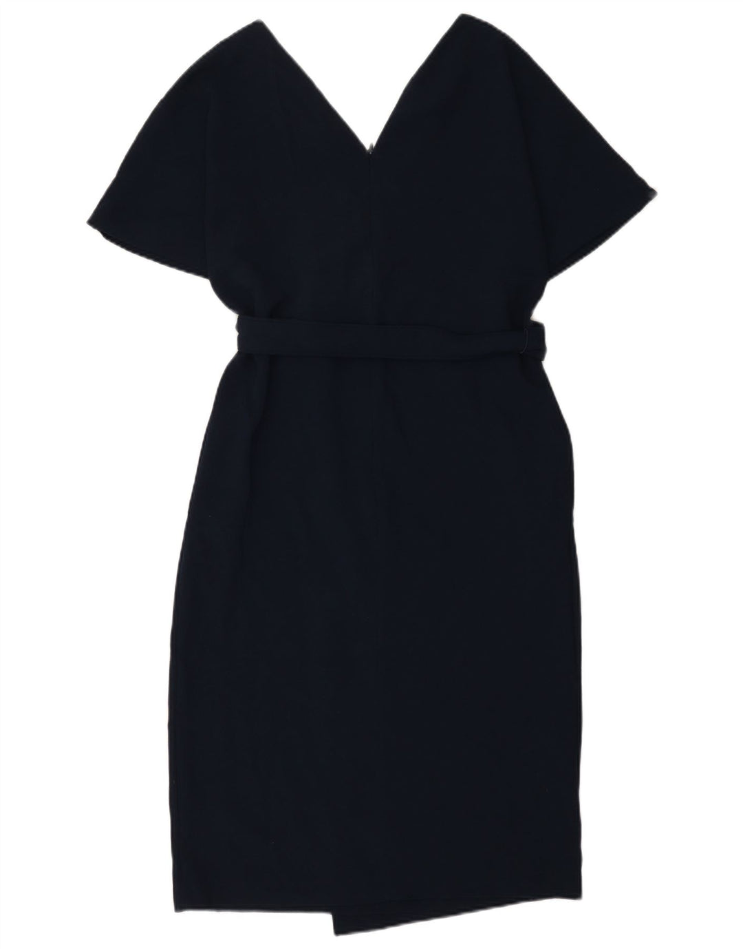 Abito avvolgente da donna Marks & Spencer UK 12 Poliestere blu navy medio