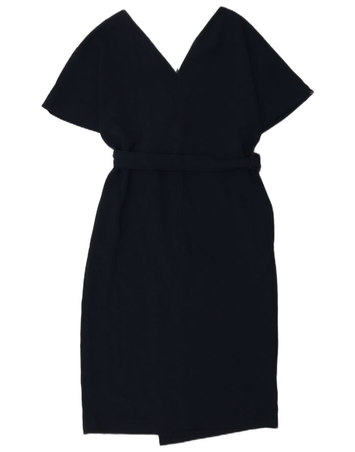 Abito avvolgente da donna Marks & Spencer UK 12 Poliestere blu navy medio