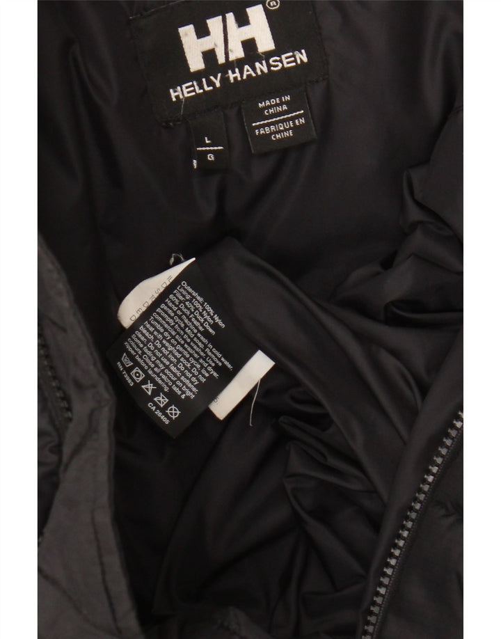 Giacca imbottita da uomo HELLY HANSEN UK 40 grande nylon nero