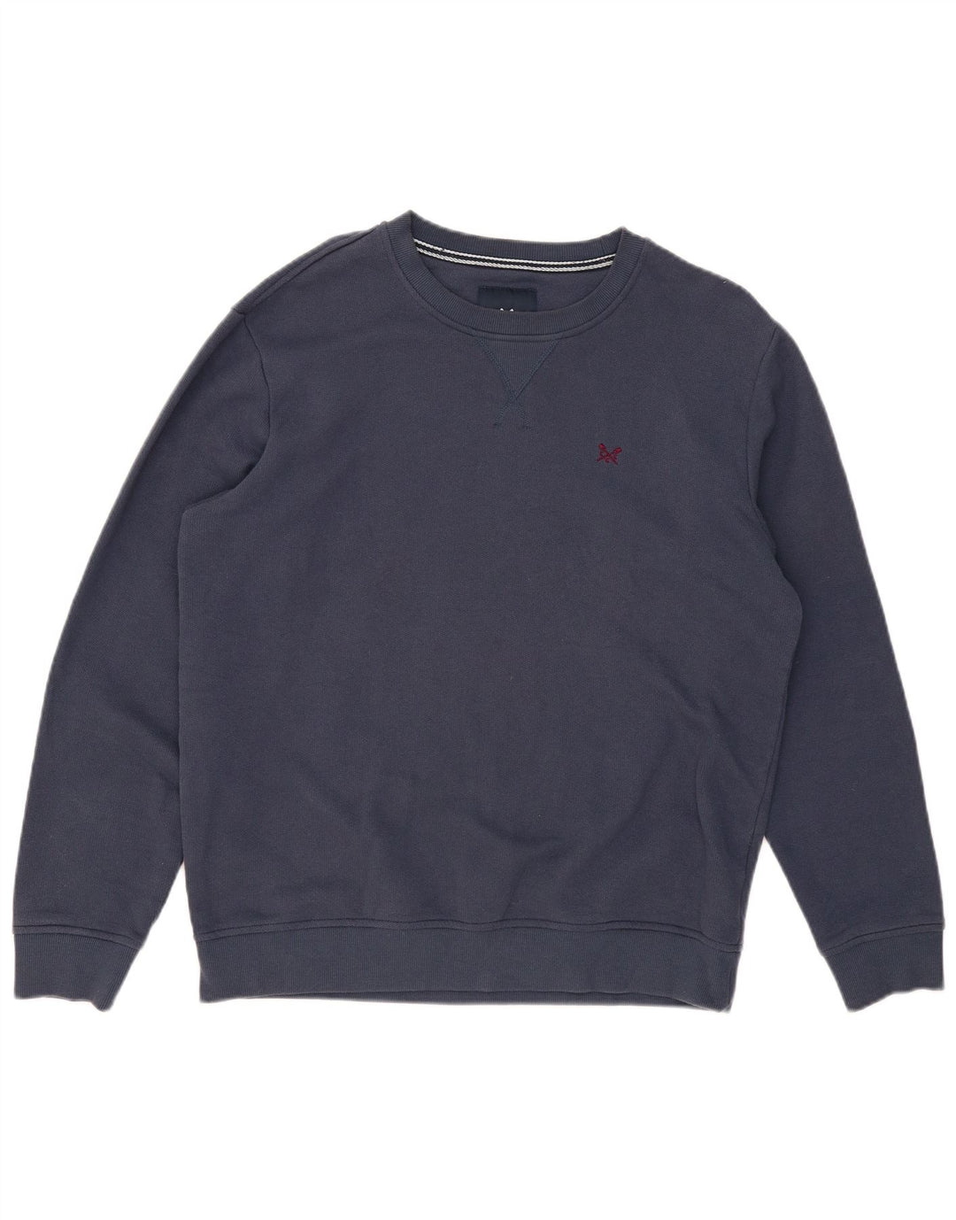 CREW CLOTHING Felpa da uomo Maglione XL Blu navy in cotone