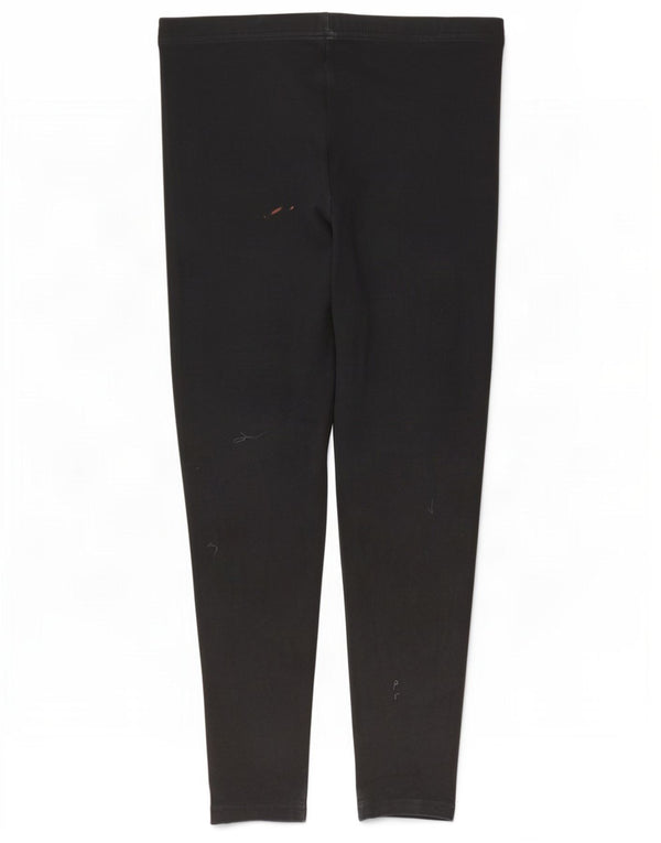 Leggings Marks & Spencer da donna St. Michael UK 14 grande cotone nero